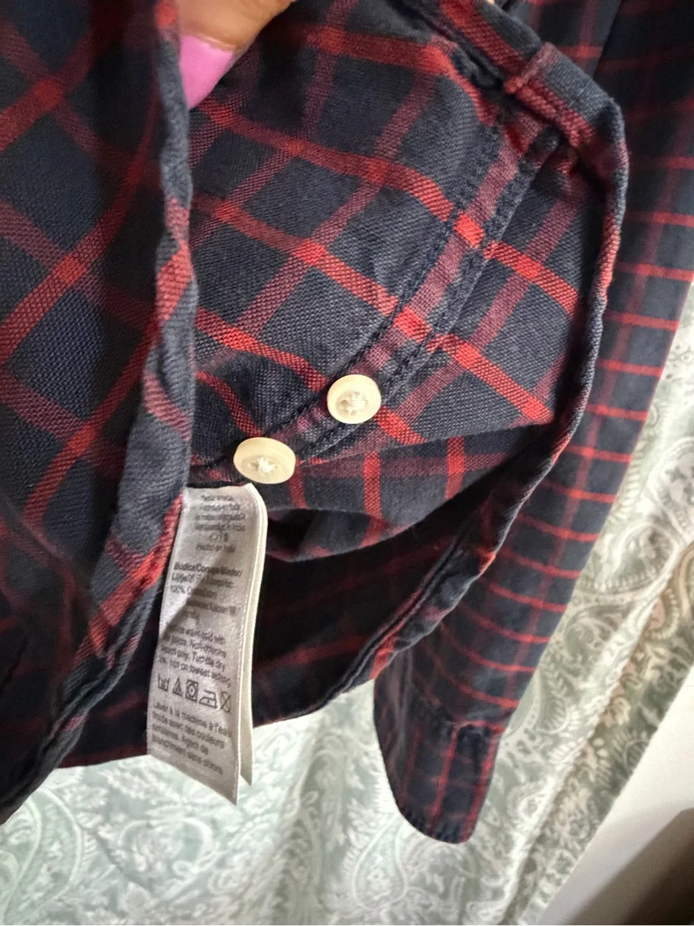 J. Crew jeans pocket